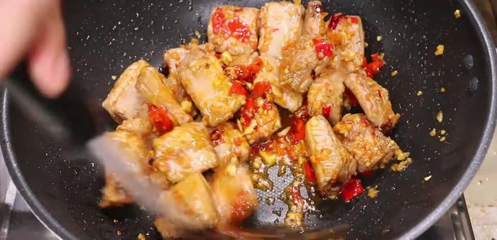 Continue to cook until the desired tenderness and flavor are achieved.(Video details needed)