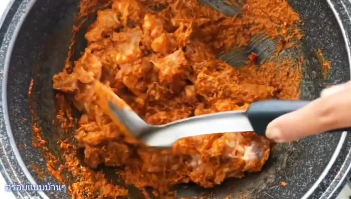 Adjust the heat to medium-high. Add water if needed (instead of coconut milk if you don’t have it).