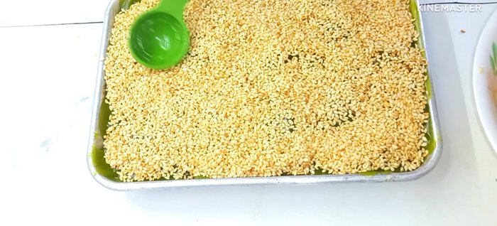 Let the dessert cool completely.