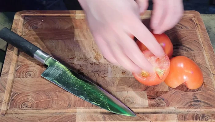 Garnish with Cilantro.