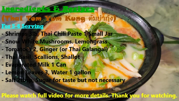 Add Lemongrass, Galangal, Kaffir Lime Leaves, and Chili to the heated oil.