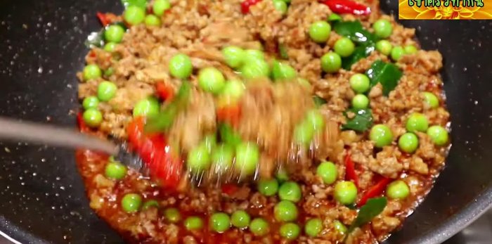 Serve hot over rice with a fried egg.