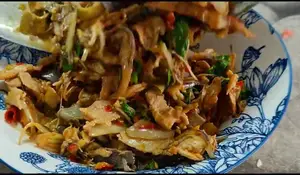 Stir-fried Pork with Holy Basil and Banana Blossom: Easy Thai Recipe
