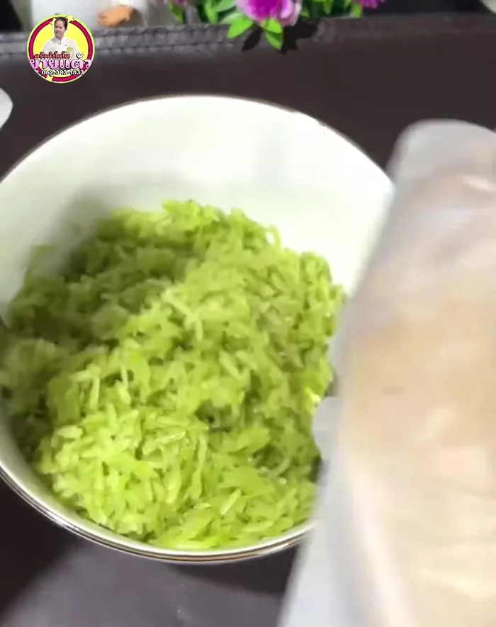 Mix well until moist. Let it rest for 5-10 minutes to allow the rice to absorb the juice.