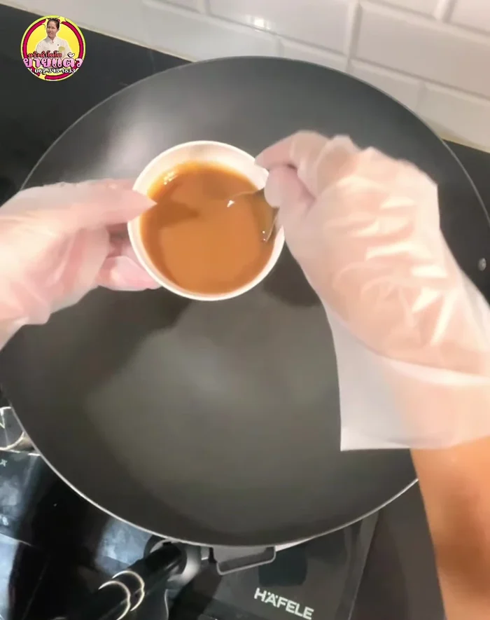 Prepare the tamarind juice (or make your own with tamarind pulp and water). Add vinegar to prevent mold and spoilage.