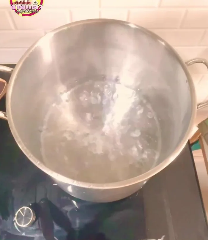 Bring the mixture to a boil. Make sure the water boils first before adding the fish sauce to prevent a strong smell.