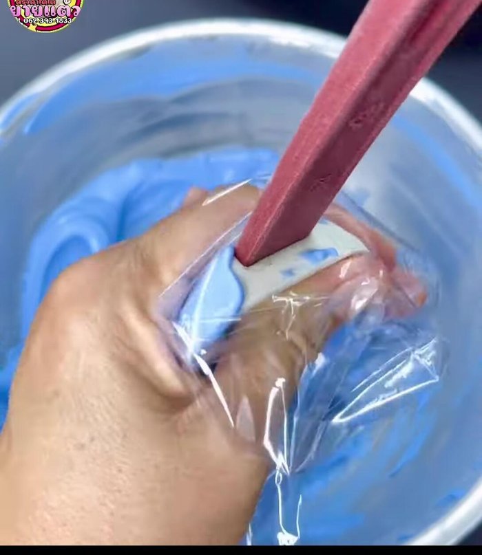Pipe noodles: Transfer dough to a piping bag or plastic bag. Cut a small hole and squeeze noodles into boiling water.