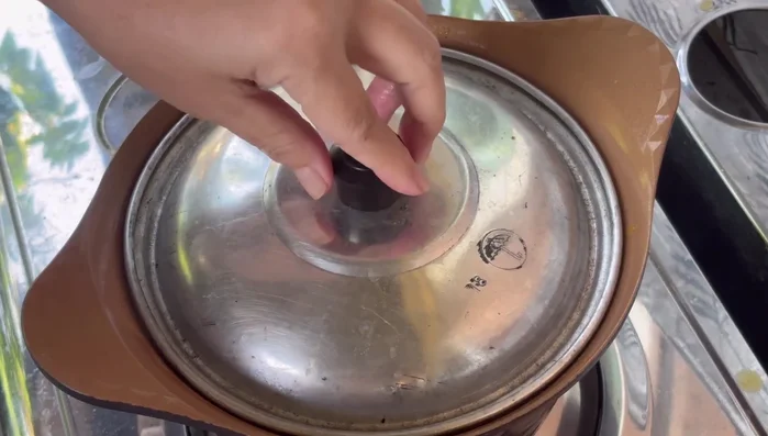 Close the lid and cook, checking periodically until the fish is done (about 3-4 times opening and closing the lid).