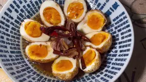 Crispy Fried Plums with Basil & Tamarind Sauce: Son-in-Law Egg Recipe