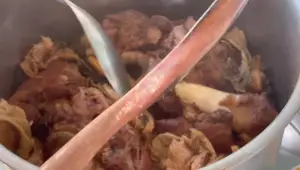 Ovaltine Braised Pork Leg with Dried Pickled Mustard Greens: A Recipe for Success