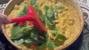 Spicy Chicken Curry with Pickled Bamboo Shoots Recipe