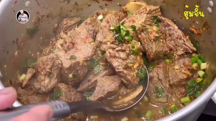 Prepare the ingredients: Chop pork, ginger, garlic, chilies, and vegetables. Prepare other necessary ingredients.