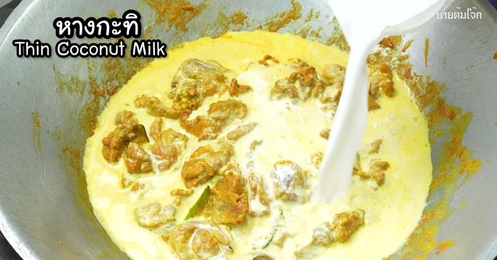 Add coconut milk.