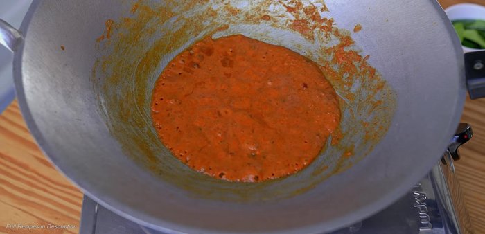 Add the remaining coconut milk and bring to a boil. (218.94)
