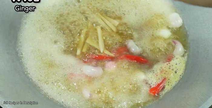 Stir well and add a small amount of ginger.