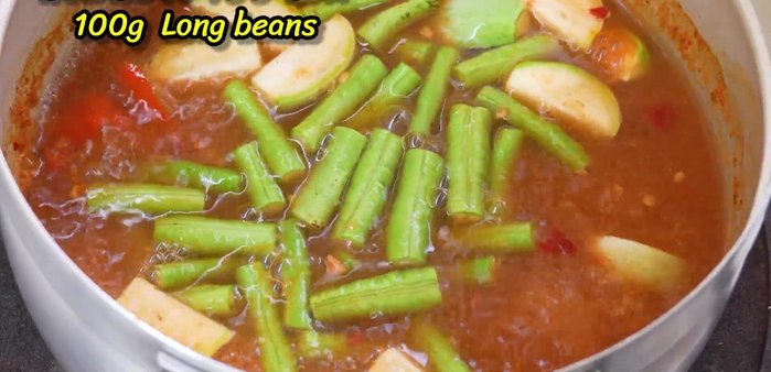 Add yardlong beans.