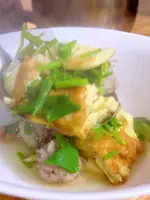 Clear Egg Tofu Soup with Pork & Glass Noodles Recipe
