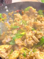 Spicy Country Chicken Dry Noodle Recipe (Authentic Thai)