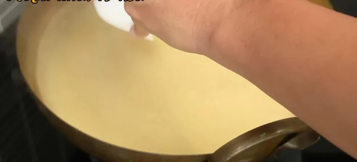 Remove from heat. Stir in salted butter until melted and well combined.