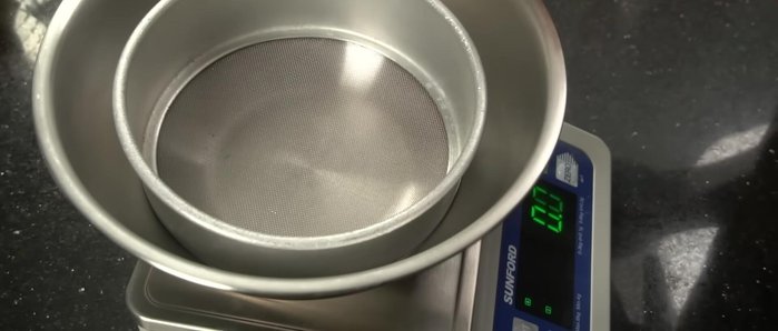 Sift the UFM wheat flour. Weigh it according to your recipe.
