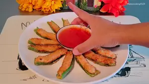 Crispy Stuffed Okra with Shrimp: A Healthy & Delicious Recipe