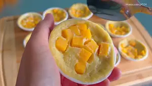 Easy Thai-Style Pumpkin Custard (No Pandan Leaves Needed!)