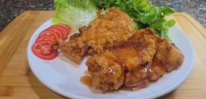 Crispy Fried Chicken with Delicious Fish Sauce Recipe