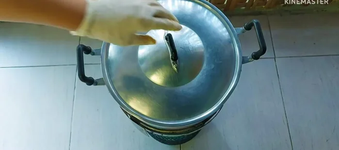 Add the marinated chicken mixture to the pot. Cover and let it cook until the vegetables and chicken are tender.