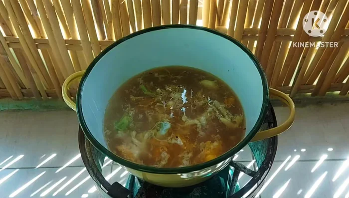 Boil the bitter melon briefly to maintain the soup's flavor and texture.