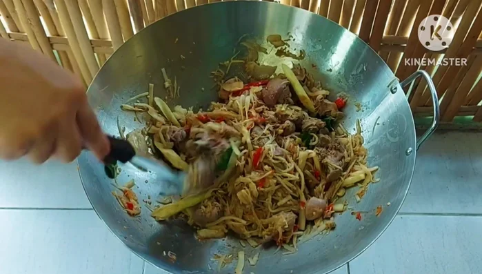 Stir-fry until everything is well combined and cooked through. Taste and adjust seasoning as needed.
