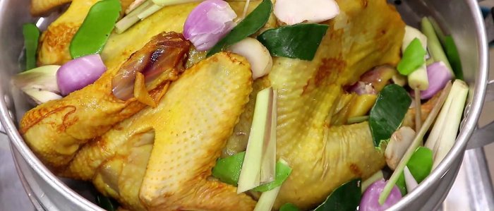 Serve the chicken with the dipping sauce.