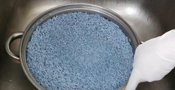 Rinse the soaked rice thoroughly until the water runs clear. This might take 6-7 times.