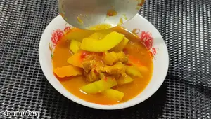 Southern Style Sour Papaya Pork Belly Curry: Easy Recipe