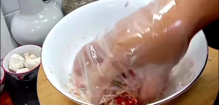 Mix and knead gently until all ingredients are well combined and the taste is even.