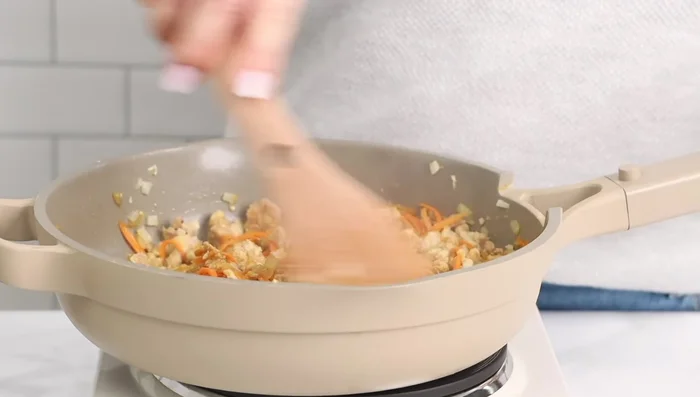 Make a slurry with cornstarch and water. Add to the pan to thicken the sauce.