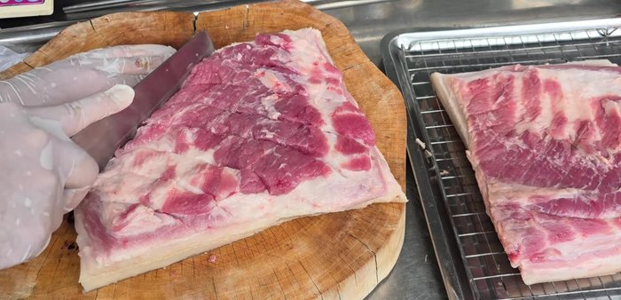 Make deep incisions in a grid pattern across the meat to allow better marinade absorption.