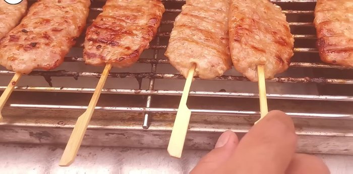 Grill until the pork is cooked through and slightly browned.