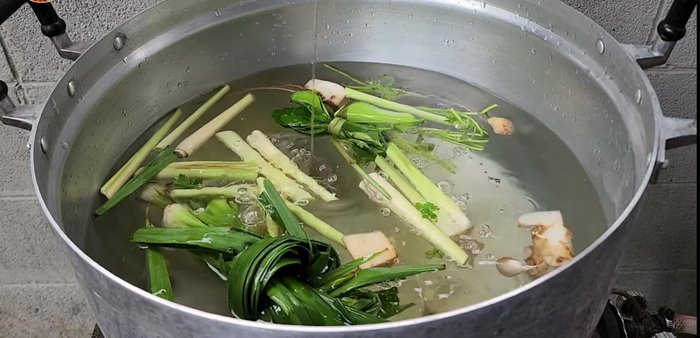 Bring the mixture to a boil.