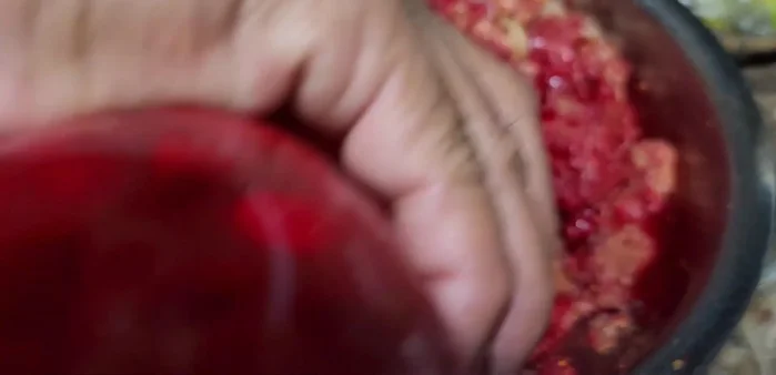 Optional: Add pork blood for a richer flavor. (This ingredient is mentioned later in the video.)