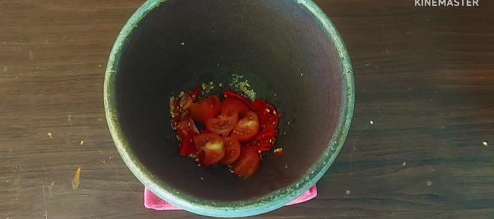 Add tamarind juice, fish sauce, and lime juice. Adjust to your taste.