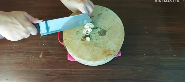 Finely chop the lemongrass, focusing on the tender parts for a crispy texture.