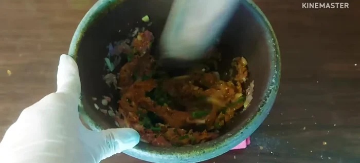 Mix everything thoroughly.