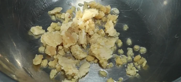 Make the sauce: Combine palm sugar, pork seasoning powder, fish sauce, oyster sauce, green cap sauce, oil, and water. Whisk until the sugar dissolves.