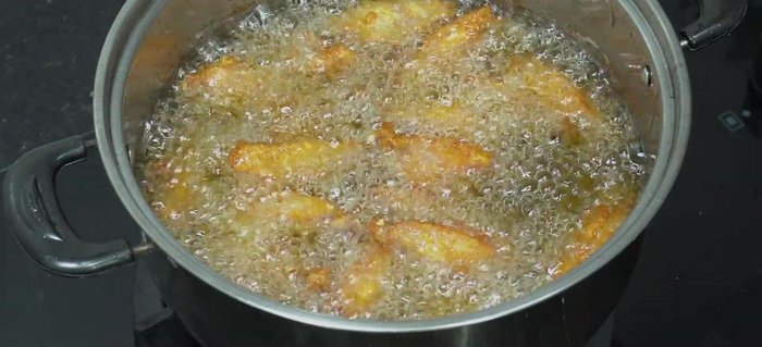 Increase the heat to brown the chicken wings and remove excess water and fat.