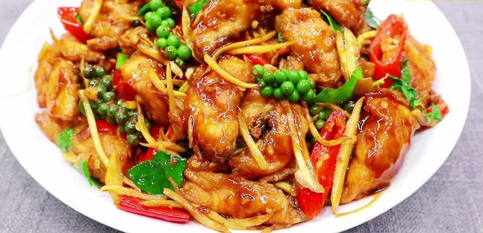 Stir-fry for another minute or two, until the vegetables are tender-crisp and the sauce has thickened slightly.