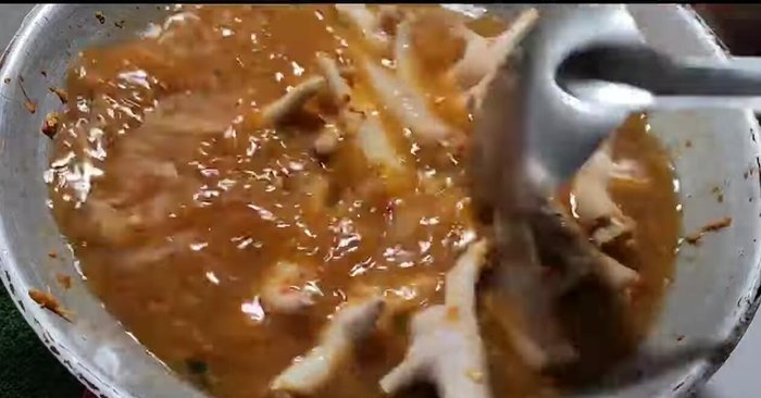 Add water to cover the ingredients and bring to a boil. Cover the pan to speed up the process.