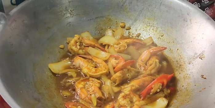 In a separate bowl, whisk together eggs, chili paste, and Carnation milk.