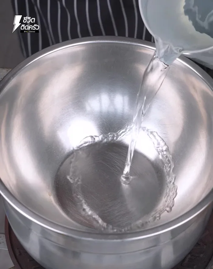 Add water to the pot, close it tightly, and simmer for about 20 minutes.