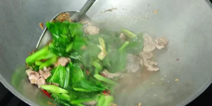 Stir-fry until everything is well combined and cooked through.