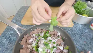 Thai Beef Waterfall Salad Recipe: Quick & Easy Microwave Sticky Rice